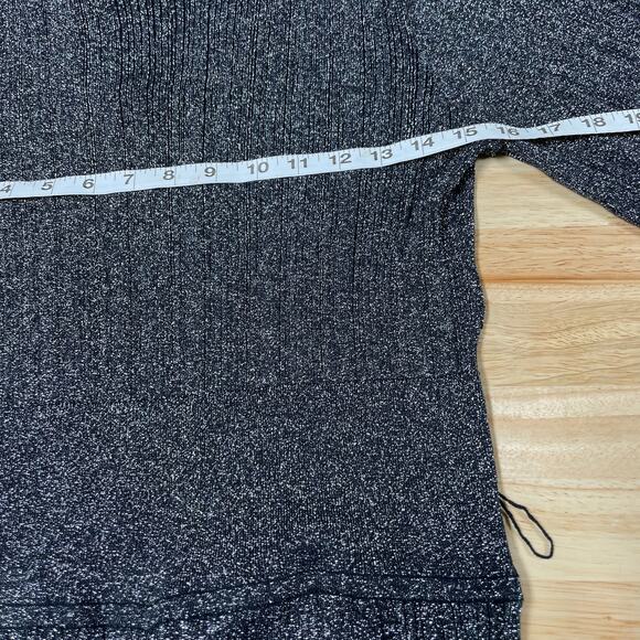 DEREK LAM 10 CROSBY NWT Kailani Ruffle Sleeve Knit Jumpsuit Size L NO BELT - Picture 8 of 11